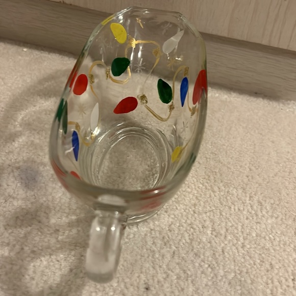 Anchor Hocking Christmas Lights gravy boat - Picture 3 of 7
